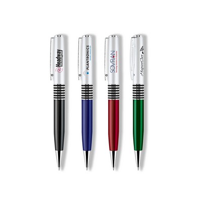 Satin Chrome Ballpoint Twist Metal Pen