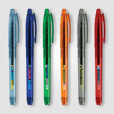 Aqua Gel - Recycled PET Plastic Pen - Full-Color Inkjet