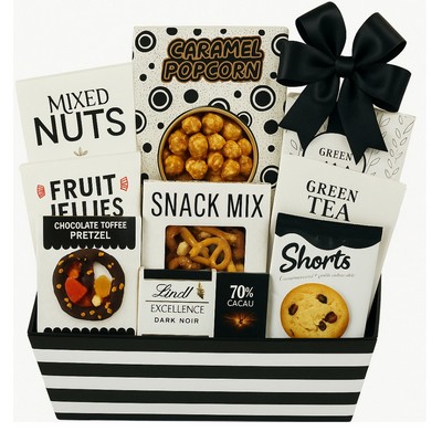 Black Tie Gourmet Snack Gift Basket