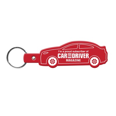 Car Shaped Flexible Key Tag