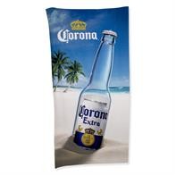 Beach 30" x 60" Dye Sublimated Towel Polyester Velour Front/Cotton Loops Back