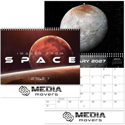 Luxe Images From Space Spiral Wall Calendar