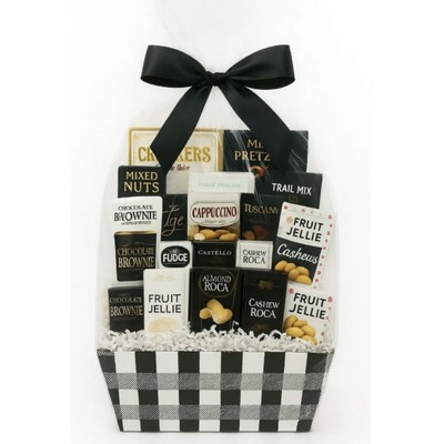 Elegant Gourmet Snack Basket