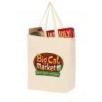 Gusseted Cotton Tote Bags (14.5"x16.75")