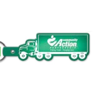Truck Shaped Flexible Key Tag