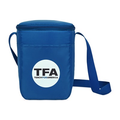 Arlo Recycled rPET 6 Can Lunch Cooler - Royal Blue