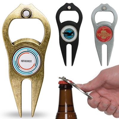 Hat Trick 6-in-1 Golf Divot Tool Ball Marker