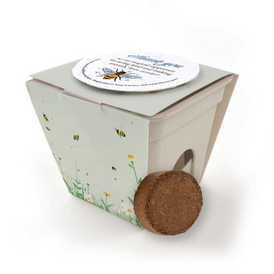 Mini Planting Kit - Cardstock Wrap w/ Seed Paper Medallion
