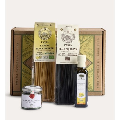 Squid Ink & Lemon Pepper Pasta Gift Basket