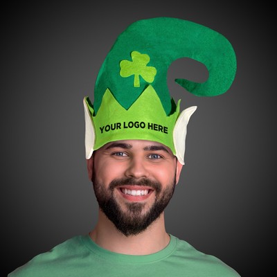 Screen Printed Shamrock Leprechaun Hat(Silk Screened)