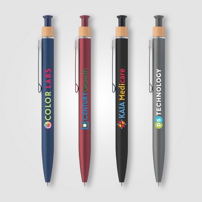 Reborn Click Softy Recycled Aluminum Pen - Full-Color Inkjet