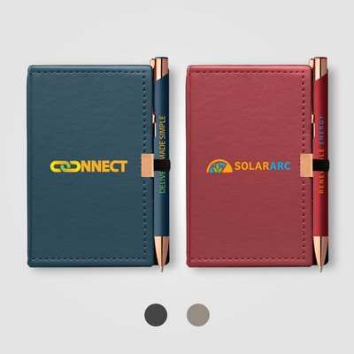 Note Caddy & Crosby Rose Gold Pen Gift Set - Full-Color Inkjet