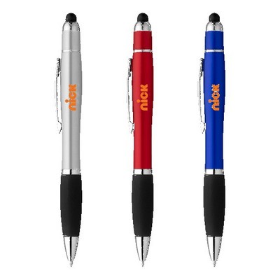 Curvaceous Stylus Cap Highlighter Pen