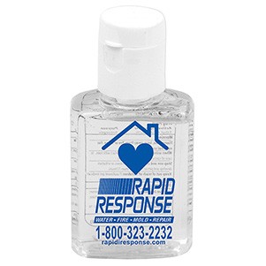 "Sanpal Mini SC" 0.5 oz Compact Hand Sanitizer Antibacterial Gel in Flip-Top Squeeze Bottle