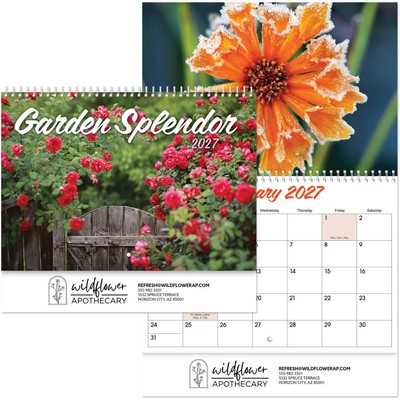 Garden Splendor Wall Cal Spiral