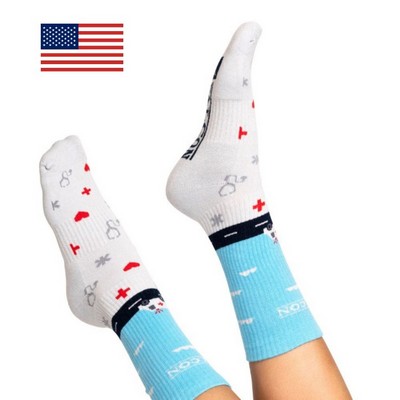 Custom Athletic Crew Socks - American Made